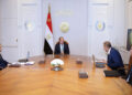 الرئيس السيسي يجتمع مع رئيسي هيئة قناة السويس وشركة ترسانة جنوب البحر الأحمر