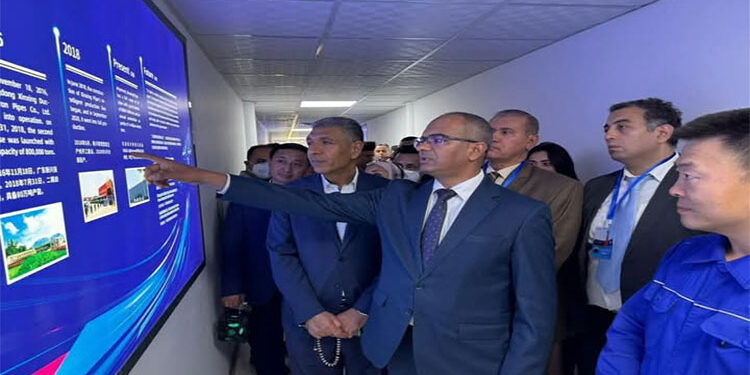نائب وزير الإسكان يتفقد مصنع “شين شينج” الصيني لمواسير الدكتايل باستثمارات 150 مليون دولار