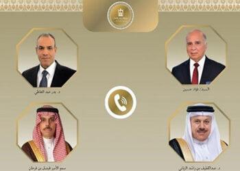 اتصالات لوزير الخارجية والهجرة مع وزراء خارجية العراق والسعودية والبحرين