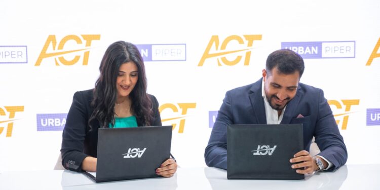 ACT وUrbanPiper تتحدان لقيادة التحول الرقمي في قطاع المطاعم