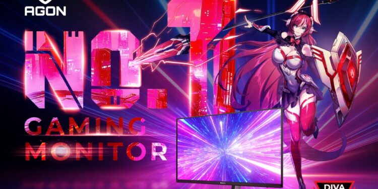 AOC تحتفظ بالمركز الأول في قيادة سوق شاشات الألعاب عالميًا