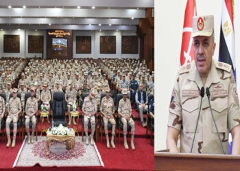 الفريق  أحمد خليفة يتفقد المنظومة التعليمية بمعهد ضباط الصف المعلمين