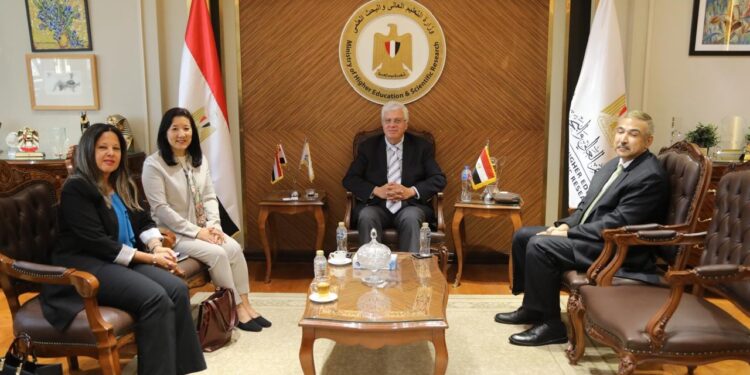 وزير التعليم العالي يستقبل الممثلة المقيمة الجديدة لبرنامج الأمم المتحدة الإنمائي في مصر
