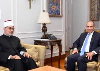 وزير الخارجية يلتقى مع فضيلة مفتى الجمهورية