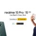 ريلمى تطلق هاتف realme 15 5G Pro الأفضل في فئته بكاميرا Sony IMX896 المتطورة