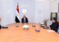 الرئيس السيسي يجتمع مع وزير الصحة والسكان