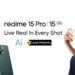 سلسلة realme 15 تطلق هاتف الجيل الجديد بذكاء اصطناعي متطور