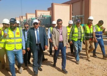 وزير الكهرباء يتفقد محطة محولات ND5 جهد 220/66/11 سعة 350 ميجا فولت أمبير