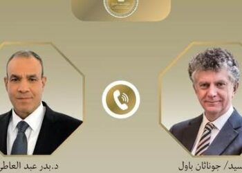 اتصال هاتفي بين وزير الخارجية ومستشار الأمن القومي البريطاني