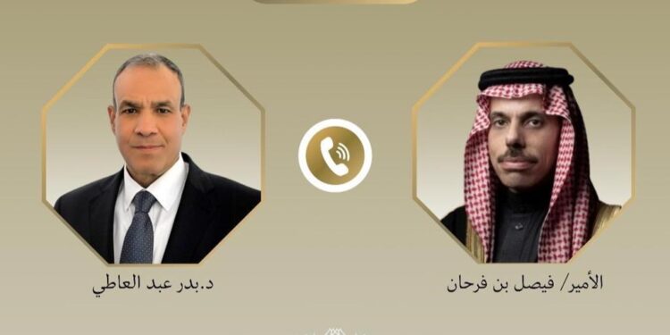 اتصال هاتفي بين وزير الخارجية ونظيره السعودي