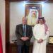 السفير البحريني يلتقي مدير مهرجان جرش