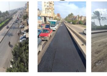 النقل تستجيب للمواطنين وتنهى أعمال رفع كفاءة طريق «وصلة السنانية» بدمياط