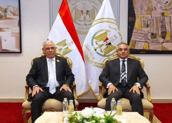 وزير العدل يستقبل النائب العام لتهنئته بتولي مهام منصبه