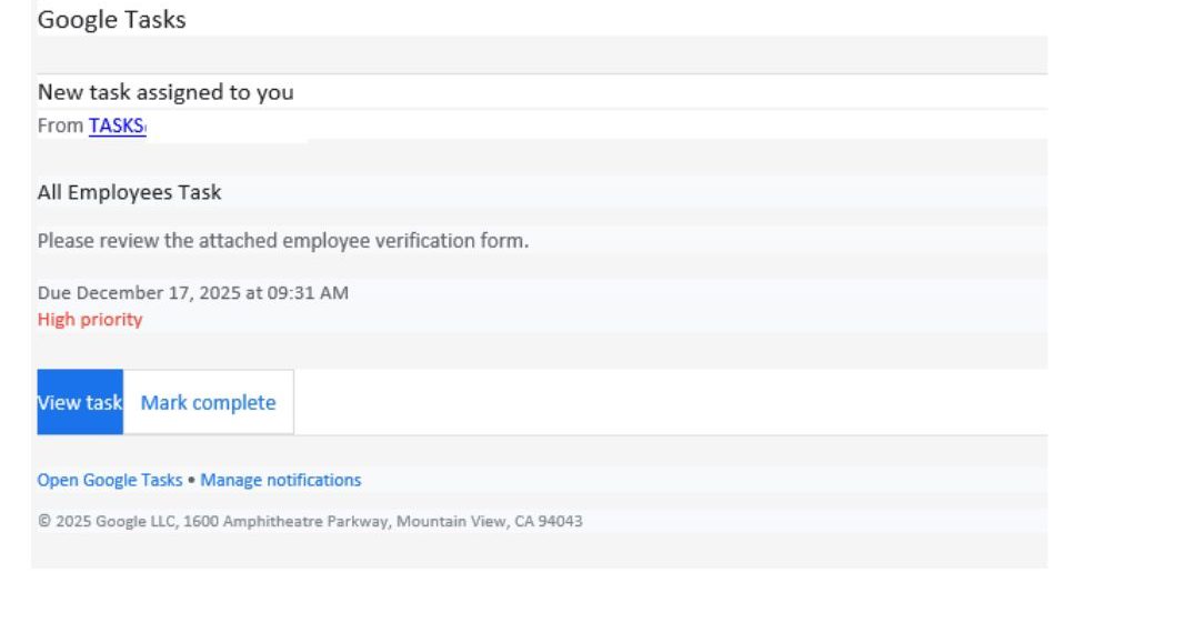 كاسبرسكي تكتشف حملة تصيد احتيالي جديدة تستغل إشعارات Google Tasks لسرقة بيانات الاعتماد الخاصة بالشركات